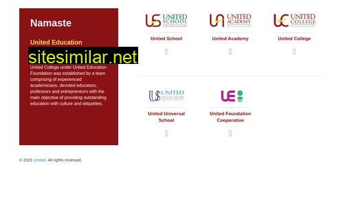 united.edu.np alternative sites
