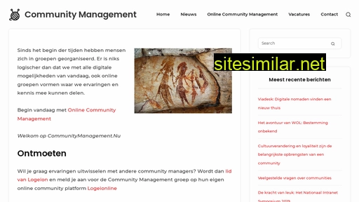 communitymanagement.nu alternative sites