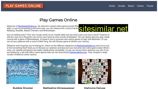 playgamesonline.nu alternative sites