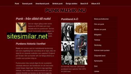 Punkmusik similar sites