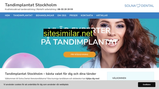 tandimplantatstockholm.nu alternative sites