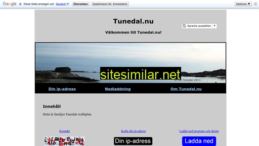 tunedal.nu alternative sites