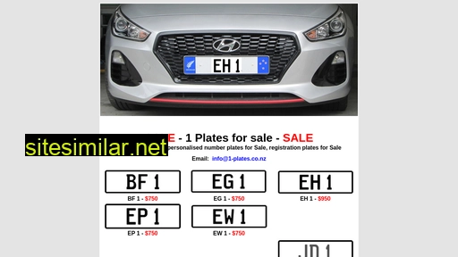 1-plates.co.nz alternative sites