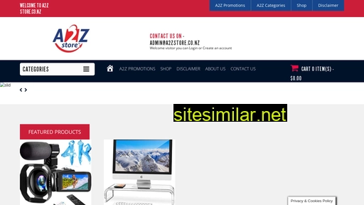 a2zstore.co.nz alternative sites