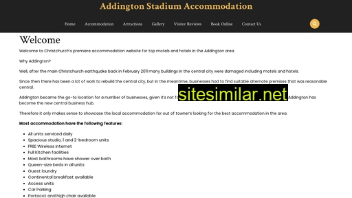 addingtonstadium.co.nz alternative sites