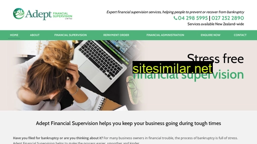 adeptfinancialsupervision.co.nz alternative sites