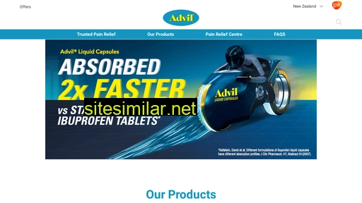 advil.co.nz alternative sites