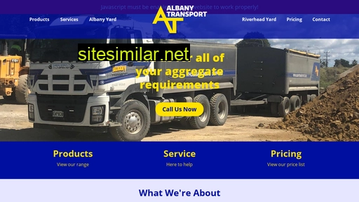 albanytransport.co.nz alternative sites