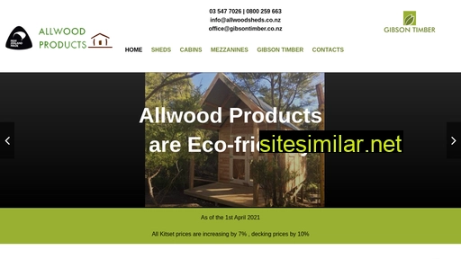 allwoodsheds.co.nz alternative sites