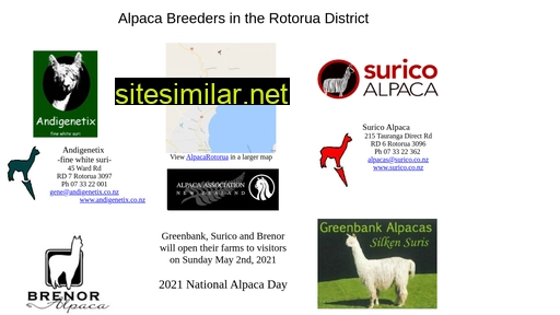 Alpacarotorua similar sites