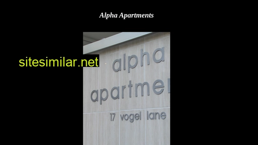 alphaapartments.co.nz alternative sites