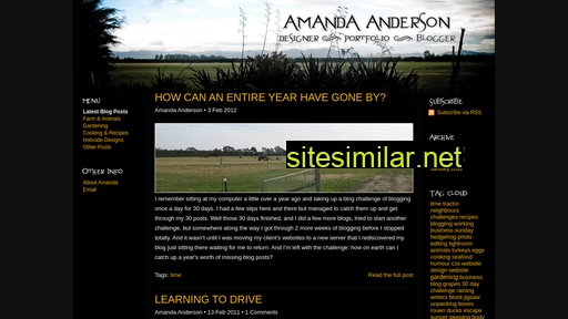 amandaanderson.co.nz alternative sites