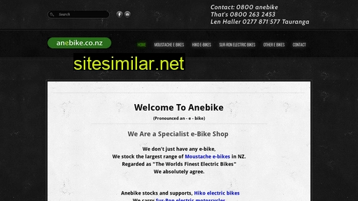 anebike.co.nz alternative sites