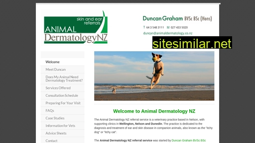 animaldermatology.co.nz alternative sites