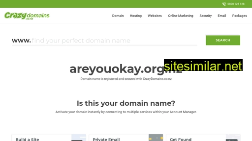 areyouokay.org.nz alternative sites
