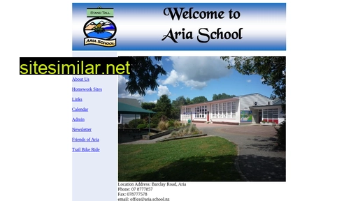 aria.school.nz alternative sites