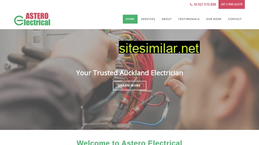 asteroelectrical.co.nz alternative sites