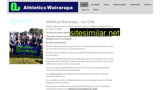 athleticswairarapa.org.nz alternative sites