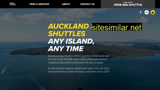 Aucklandseashuttles similar sites