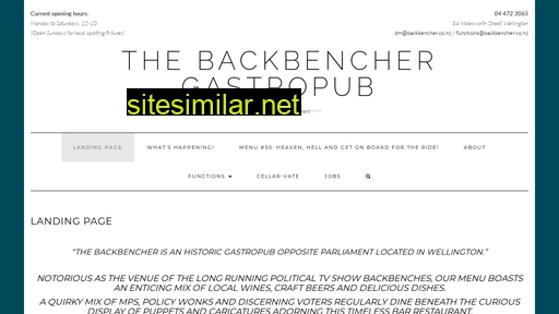 Backbencher similar sites