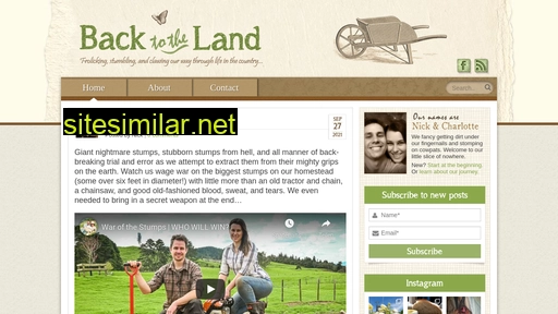 backtotheland.co.nz alternative sites