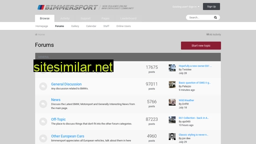 bimmersport.co.nz alternative sites