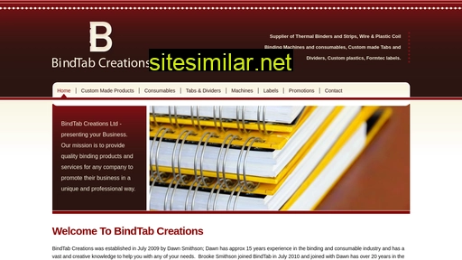 bindtabcreations.co.nz alternative sites