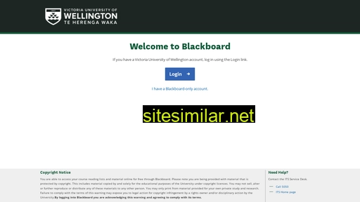 Blackboard similar sites