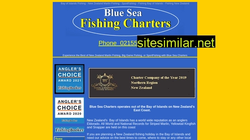 blueseafishing.co.nz alternative sites