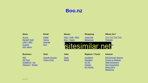 boo.co.nz alternative sites