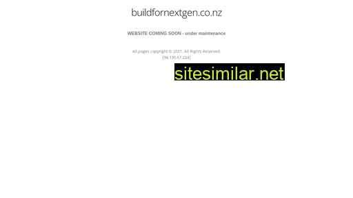 buildfornextgen.co.nz alternative sites