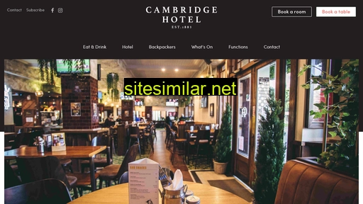 Cambridgehotel similar sites