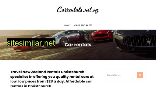 carrentals.net.nz alternative sites