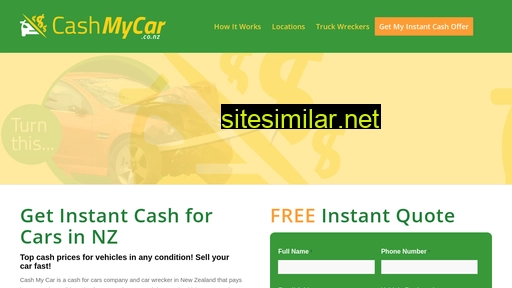 cashmycar.co.nz alternative sites