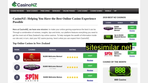 casino-nz.co.nz alternative sites