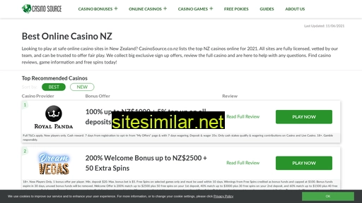 casinosource.co.nz alternative sites