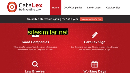 catalex.nz alternative sites