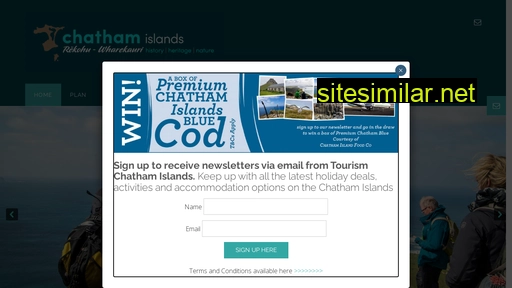 chathamislands.co.nz alternative sites