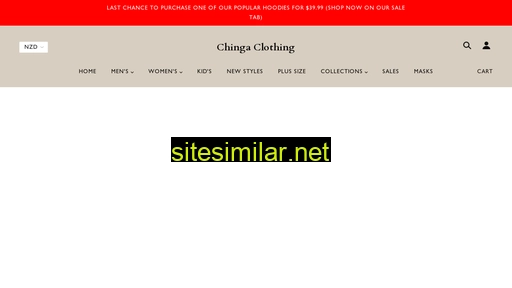 chingaclothing.co.nz alternative sites