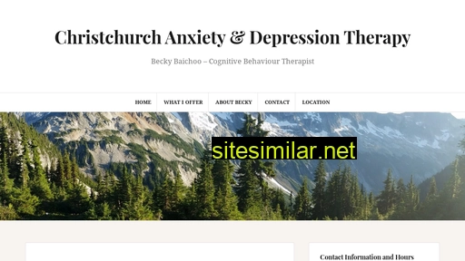 christchurchanxietydepressiontherapy.co.nz alternative sites
