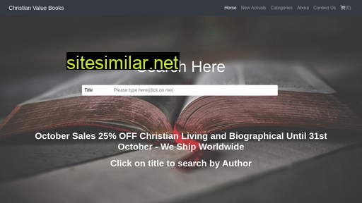 christianvaluebooks.co.nz alternative sites