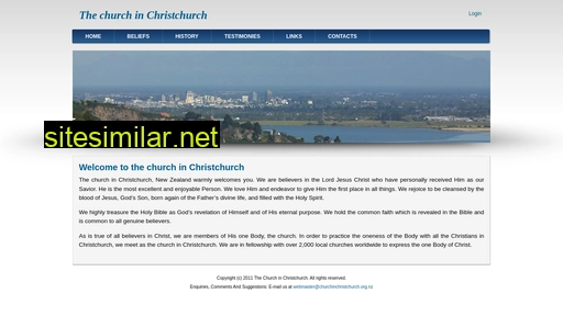 churchinchristchurch.org.nz alternative sites