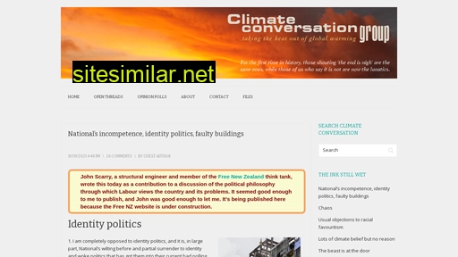 climateconversation.org.nz alternative sites