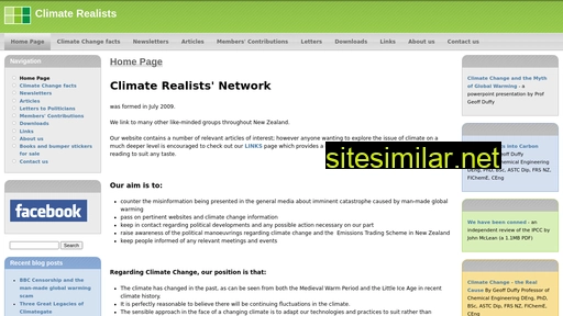 climaterealists.org.nz alternative sites