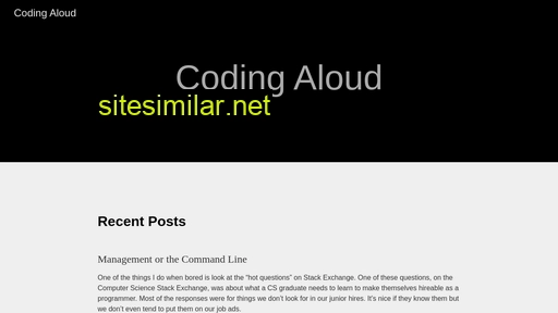 coding-aloud.nz alternative sites