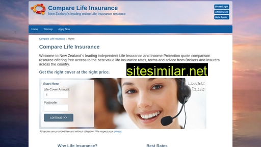 compare-life-insurance.co.nz alternative sites