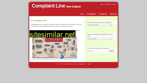 complaintline.org.nz alternative sites