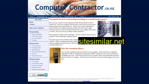 computercontractor.co.nz alternative sites