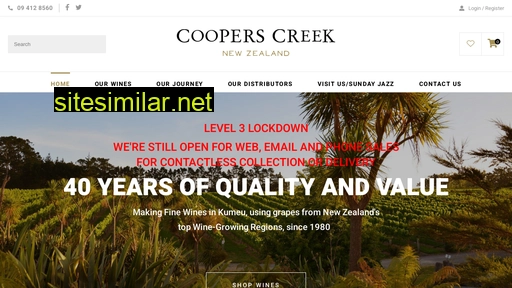 cooperscreek.co.nz alternative sites