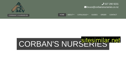 corbansnurseries.co.nz alternative sites
